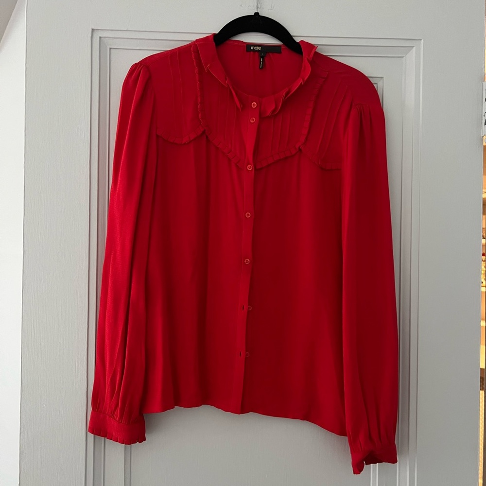 MAJE red blouse